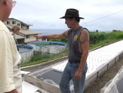 Tim from Friendly Aquaponics, the first certified organic aquaponics farm in the world                              