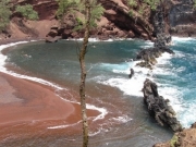 Red Sand Beach of Hana - amazing!                               