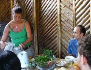 Jennifer teaching at the Green School in Bali