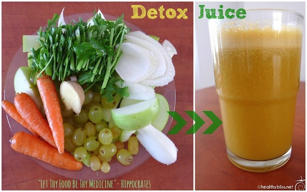 Detox Juice Recipe - How to Make a Healthy Juice - Immune System Boost