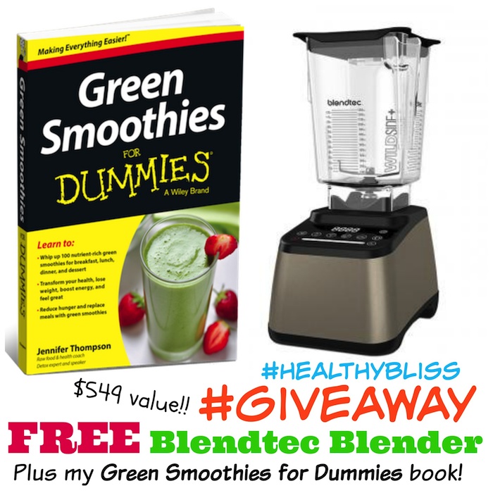 Your chance to WIN a FREE Blendtec Designer 675 blender!