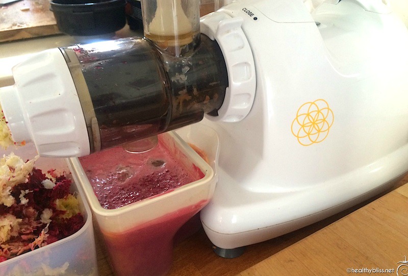Seed of Life symbol on the juicer, oh yeah!