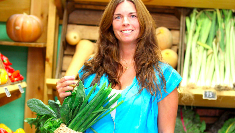 Jennifer Thompson organic food shopping 